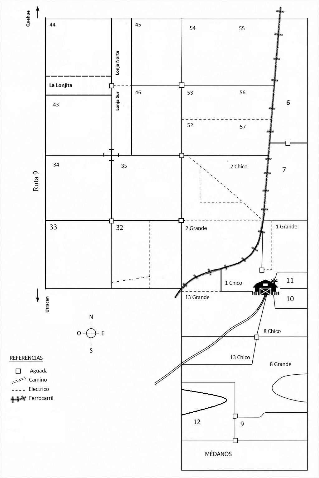 Mapa del campo